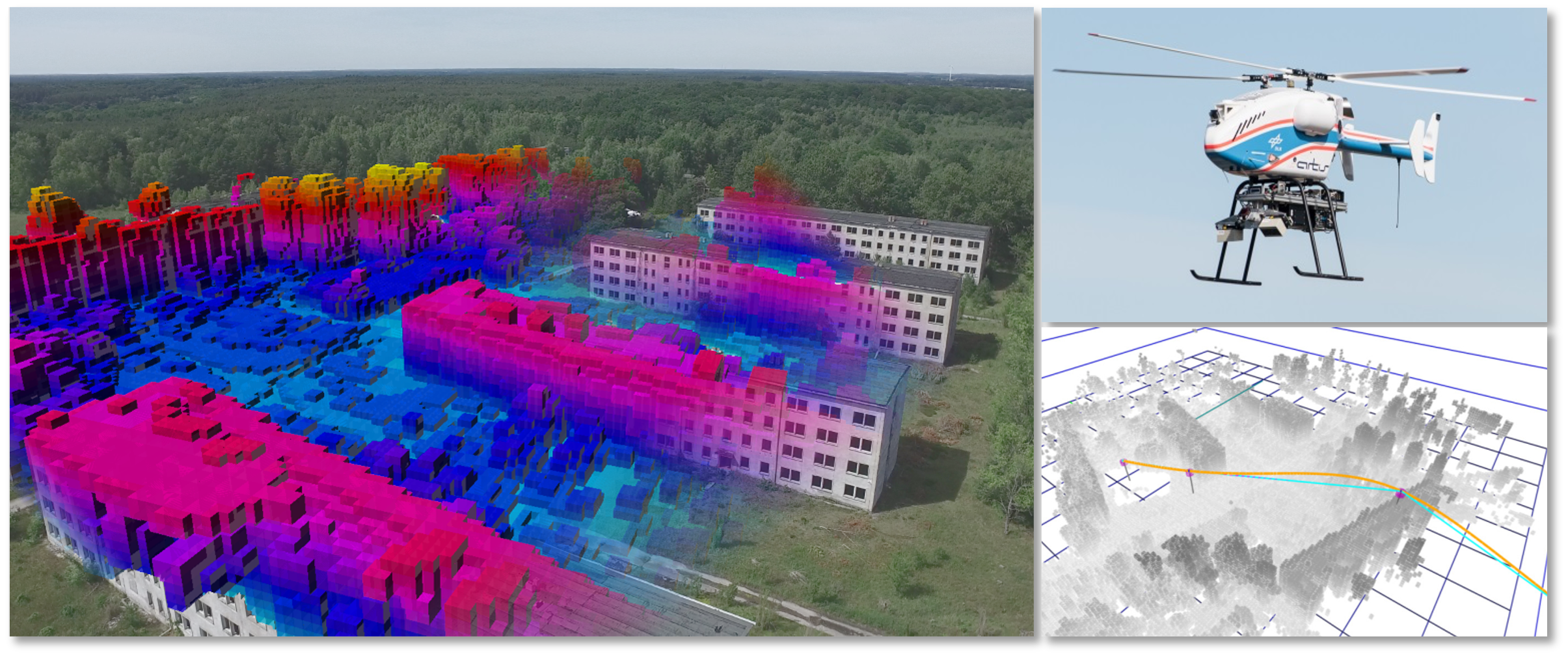Exploration of unknown terrain in Nap-of-the-earth flights